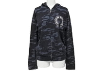 Load image into Gallery viewer, 極美品 CHROME HEARTS クロムハーツ パーカー サイズXS ホースシュー CHプラス カモフラ柄 ダガージップ シルバー925 中古 66790