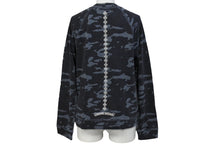 Load image into Gallery viewer, CHROME HEARTS クロムハーツ 長袖Ｔシャツ ホースシュー CHプラス スクロール プリント ラグラン カモフラ柄 美品 中古 66792