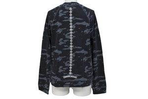 CHROME HEARTS クロムハーツ 長袖Ｔシャツ ホースシュー CHプラス スクロール プリント ラグラン カモフラ柄 美品 中古 66792