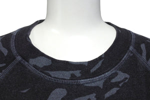 CHROME HEARTS クロムハーツ 長袖Ｔシャツ ホースシュー CHプラス スクロール プリント ラグラン カモフラ柄 美品 中古 66792