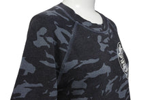 Load image into Gallery viewer, CHROME HEARTS クロムハーツ 長袖Ｔシャツ ホースシュー CHプラス スクロール プリント ラグラン カモフラ柄 美品 中古 66792