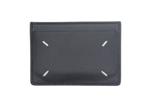Load image into Gallery viewer, Maison Margiela メゾンマルジェラ カードケース SA1VX0007 ステッチレザー ブラック 美品 中古 66795