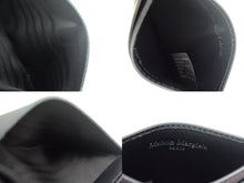 Load image into Gallery viewer, Maison Margiela メゾンマルジェラ カードケース SA1VX0007 ステッチレザー ブラック 美品 中古 66795