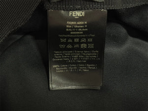 同様に FENDI フェンディ ロゴ付き バケットハット ピンク コットン サイズM FXQ801 中古 66800 