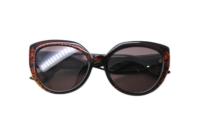 Christian Dior クリスチャンディオール DDIORF サングラス ブラック ブラウン アセテート アイウェア 小物 56□19 DCB2M 美品 中古 66812