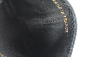 極美品 CHANEL シャネル ココマーク ロゴ カードケース 5番台 キャビアスキン ブラック 中古 66819
