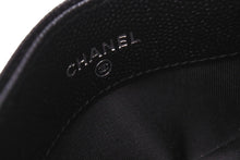 Load image into Gallery viewer, 極美品 CHANEL シャネル カードケース 22番台 ココマーク キャビアスキン ブラック 名刺入れ パスケース イタリア製 中古 66822