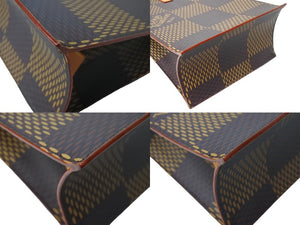 極美品 LOUIS VUITTON ルイヴィトン × NIGO ニゴ― ダミエ ジャイアント モノグラム 2WAY トートバッグ N40355 中古 66831