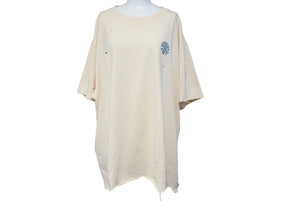 ASTRUM アストルム 半袖Tシャツ ダメージTシャツ トップス クルーネック コットン サイズXXL ベージュ 美品 中古 66837 