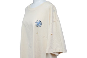 ASTRUM アストルム 半袖Tシャツ ダメージTシャツ トップス クルーネック コットン サイズXXL ベージュ 美品 中古 66837 