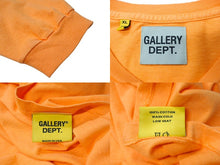 Load image into Gallery viewer, GALLERY DEPT ギャラリーデプト FRENCH COLLECTOR L/S TEE バック プリント 長袖Ｔシャツ オレンジ コットン サイズXL 美品 中古 66839