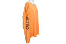 Load image into Gallery viewer, GALLERY DEPT ギャラリーデプト FRENCH COLLECTOR L/S TEE バック プリント 長袖Ｔシャツ オレンジ コットン サイズXL 美品 中古 66839