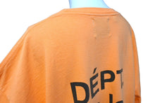 Load image into Gallery viewer, GALLERY DEPT ギャラリーデプト FRENCH COLLECTOR L/S TEE バック プリント 長袖Ｔシャツ オレンジ コットン サイズXL 美品 中古 66839