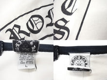 Load image into Gallery viewer, CHROME HEARTS クロムハーツ OLD Vine Dagger LS Tee 長袖Ｔシャツ サイズL ブラック ホワイト 美品 中古 66853