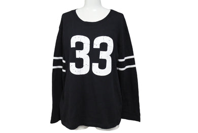 CHROME HEARTS クロムハーツ33 HORSESHOE LOGO LONG SLEEVE TEE ホースシュー ロゴロングスリーブカットソーフットボールT 美品 中古 66858