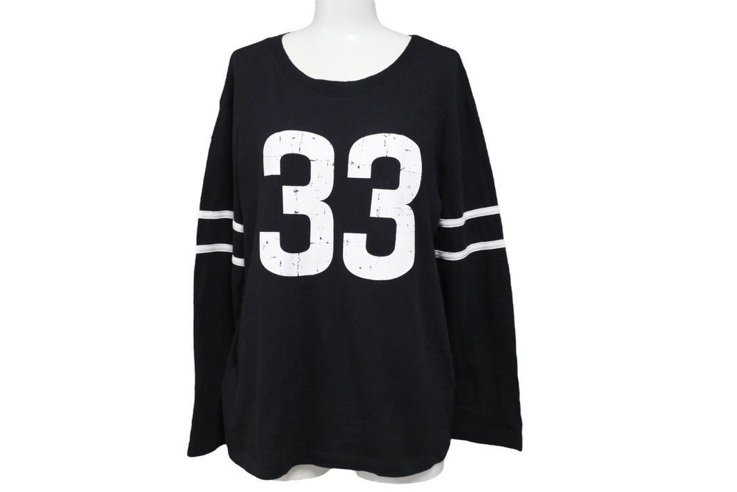 CHROME HEARTS クロムハーツ33 HORSESHOE LOGO LONG SLEEVE TEE ホースシュー ロゴロングスリーブカットソーフットボールT 美品 中古 66858