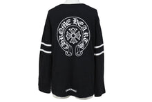 Load image into Gallery viewer, CHROME HEARTS クロムハーツ33 HORSESHOE LOGO LONG SLEEVE TEE ホースシュー ロゴロングスリーブカットソーフットボールT 美品 中古 66858