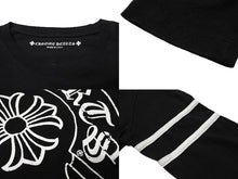 Load image into Gallery viewer, CHROME HEARTS クロムハーツ33 HORSESHOE LOGO LONG SLEEVE TEE ホースシュー ロゴロングスリーブカットソーフットボールT 美品 中古 66858
