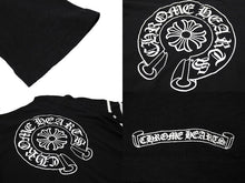 Load image into Gallery viewer, CHROME HEARTS クロムハーツ33 HORSESHOE LOGO LONG SLEEVE TEE ホースシュー ロゴロングスリーブカットソーフットボールT 美品 中古 66858