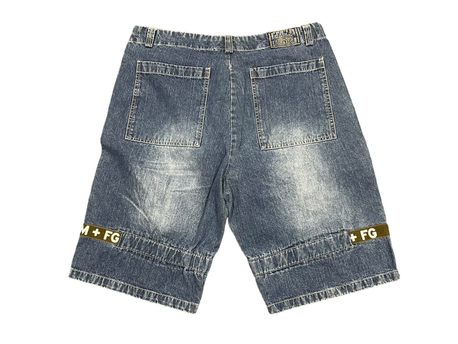 Marithé + François Girbaud wide denim shorts |