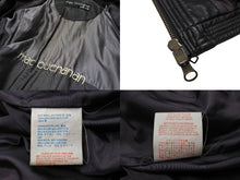 Load image into Gallery viewer, pellepelle ペレペレ レザージャケット サイズ38 ブラック グリーン オレンジ フード取り外し可 美品 中古 66866