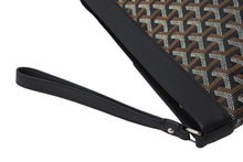 Load image into Gallery viewer, 新品同様 GOYARD ゴヤール コンティポーチ CONTIPPMLTY01CL01P クラッチバッグ ブラック PVC レザー シルバー金具 中古 66868