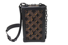 Load image into Gallery viewer, 極美品 LOUIS VUITTON ルイヴィトン ショルダーバッグ タフタージュ ヴァーティカル ソフトトランク ブラウン M45044 中古 66869