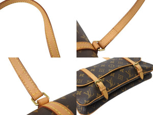 LOUIS VUITTON ルイヴィトン マレル トートバッグ M51157 モノグラムキャンバス ゴールド金具 ブラウン 美品 中古 66870