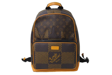 極美品 LOUIS VUITTON ルイヴィトン NIGO バックパック N40380 モノグラム ダミエ ジャイアント LVスクエアード 中古 66872