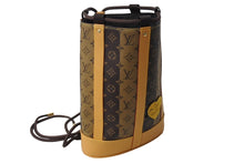 Load image into Gallery viewer, 新品未使用 LOUIS VUITTON×NIGO ルイヴィトン ショルダーバッグ ランドネ メッセンジャー M45968 ゴールド金具 モノグラム 中古 66878