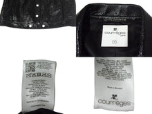 Load image into Gallery viewer, Courreges クレージュ シャイニービニール ジャケット ブラック サイズ 50 ITI6NR9CSRQI 美品 中古 66884