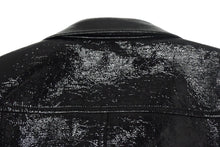 Load image into Gallery viewer, Courreges クレージュ シャイニービニール ジャケット ブラック サイズ 50 ITI6NR9CSRQI 美品 中古 66884