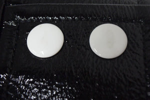 Courreges クレージュ シャイニービニール ジャケット ブラック サイズ 50 ITI6NR9CSRQI 美品 中古 66884