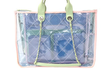 Load image into Gallery viewer, CHANEL シャネル ハンドバック ビニール ココマーク マルチカラー シルバー金具 25番台 美品 中古 66885