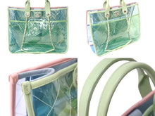 Load image into Gallery viewer, CHANEL シャネル ハンドバック ビニール ココマーク マルチカラー シルバー金具 25番台 美品 中古 66885