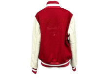 Load image into Gallery viewer, SLOWBUCKS スロウバックス スタジャン サイズM ポリエステル ウール レザー ワッペン 刺繍デザイン ジュエルズサンタナ 美品 中古 66886