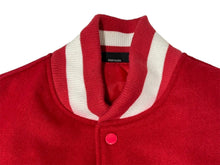 Load image into Gallery viewer, SLOWBUCKS スロウバックス スタジャン サイズM ポリエステル ウール レザー ワッペン 刺繍デザイン ジュエルズサンタナ 美品 中古 66886