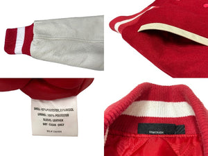 Slowbucks.TV】 スロウバックス スタジャン 本革レザー袖 刺繍 【公式