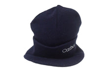 Load image into Gallery viewer, Carhartt カーハート ビンテージ 90s USA製 ツバ付 ニットキャップ ネイビー アクリル 美品 中古 66887