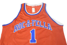 Load image into Gallery viewer, Mitchell&amp;Ness ROCAFELLA JAY-Z ジャージ タンクトップ ノースリーブ ユニフォーム 2003枚限定 サイズ 56 オレンジ 美品 中古 66889