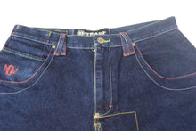 Load image into Gallery viewer, outkast clothing アウトキャスト デニム バギーショーツ ショートパンツ ネイビー コットン サイズ36 美品 中古 66890