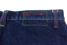 Load image into Gallery viewer, outkast clothing アウトキャスト デニム バギーショーツ ショートパンツ ネイビー コットン サイズ36 美品 中古 66890