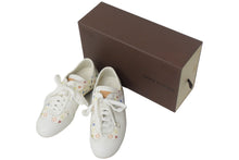 Load image into Gallery viewer, LOUIS VUITTON ルイヴィトン ローカット スニーカー モノグラム マルチカラー 36 ホワイト レザー 良品 中古 66891