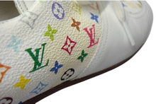 Load image into Gallery viewer, LOUIS VUITTON ルイヴィトン ローカット スニーカー モノグラム マルチカラー 36 ホワイト レザー 良品 中古 66891