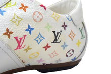 Load image into Gallery viewer, LOUIS VUITTON ルイヴィトン ローカット スニーカー モノグラム マルチカラー 36 ホワイト レザー 良品 中古 66891