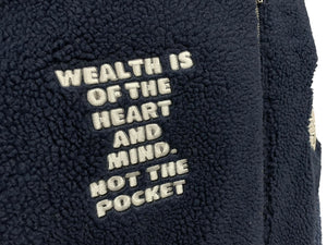 BILLIONAIRE BOYS CLUB ビリオネアボーイズクラブ ボアジャケット BBCJP223X003 サイズL ポリエステル ブルー 刺繍 美品 中古 66899