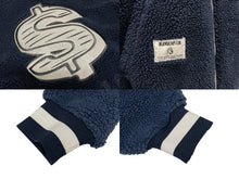 Load image into Gallery viewer, BILLIONAIRE BOYS CLUB ビリオネアボーイズクラブ ボアジャケット BBCJP223X003 サイズL ポリエステル ブルー 刺繍 美品 中古 66899