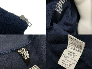 BILLIONAIRE BOYS CLUB ビリオネアボーイズクラブ ボアジャケット BBCJP223X003 サイズL ポリエステル ブルー 刺繍 美品 中古 66899