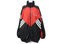 Load image into Gallery viewer, 極美品 WU WEAR ウーウェア Wu-Tang Clan ナイロンジャケット 刺繍 レッド ブラック ホワイト ヴィンテージ WU-TANGFOREVER 中古 66903