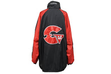 Load image into Gallery viewer, 極美品 WU WEAR ウーウェア Wu-Tang Clan ナイロンジャケット 刺繍 レッド ブラック ホワイト ヴィンテージ WU-TANGFOREVER 中古 66903